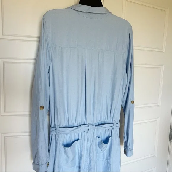 Soft Surroundings Kerry Jumpsuit Blue Size L - Picture 12 of 12